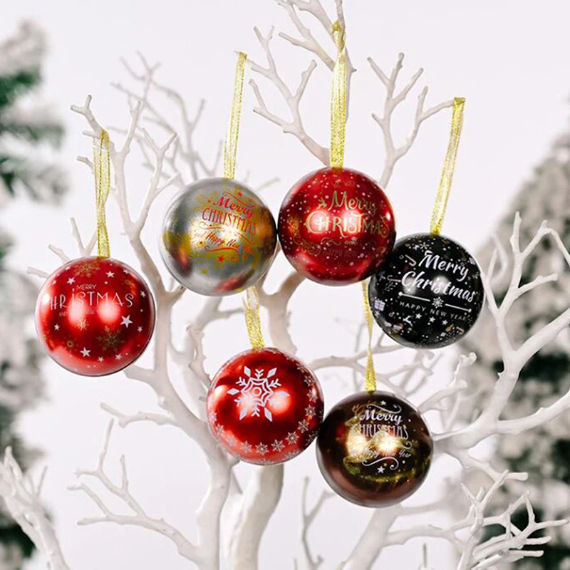 

1 шт. рождественские украшения, рождественские жестяные шары, рождественские жестяные банки для конфет, подарочные коробки