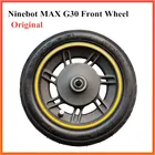 Оригинальное переднее колесо с шиной для NINEBOT MAX G30, запчасти для электрического скутера, скейтборда, переднего колеса