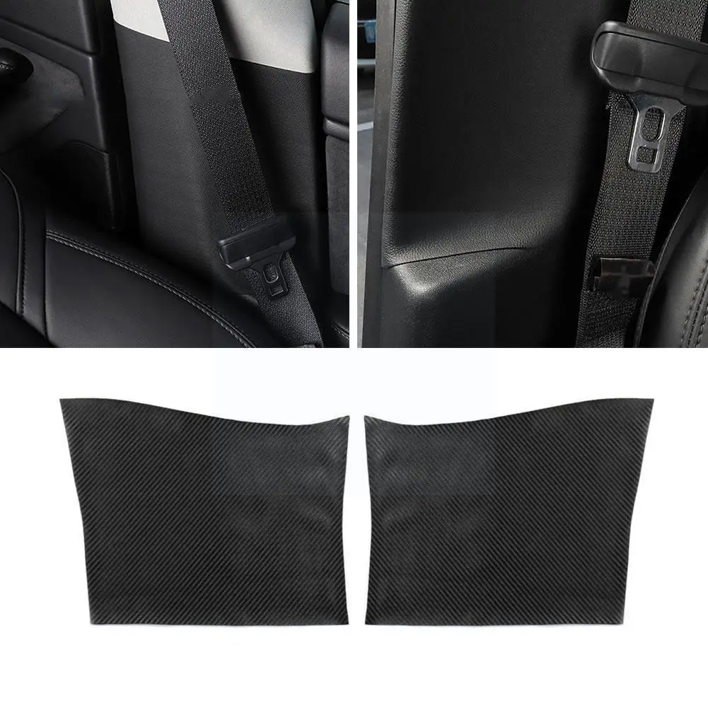 

Для ремня безопасности Tesla Model 3 B-стандартная Скоба для протирания боковой протектор противоударные наклейки для интерьера автомобиля Защи...