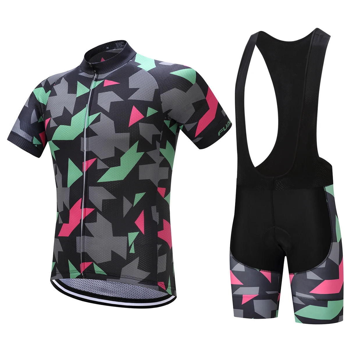 

FUALRNY Cycling Jersey Set Breathable Bicycle Clothing Riding Bike Clothes Short Sleeve Sports Cycling Set Ropa Ciclismoï¼Œ2021