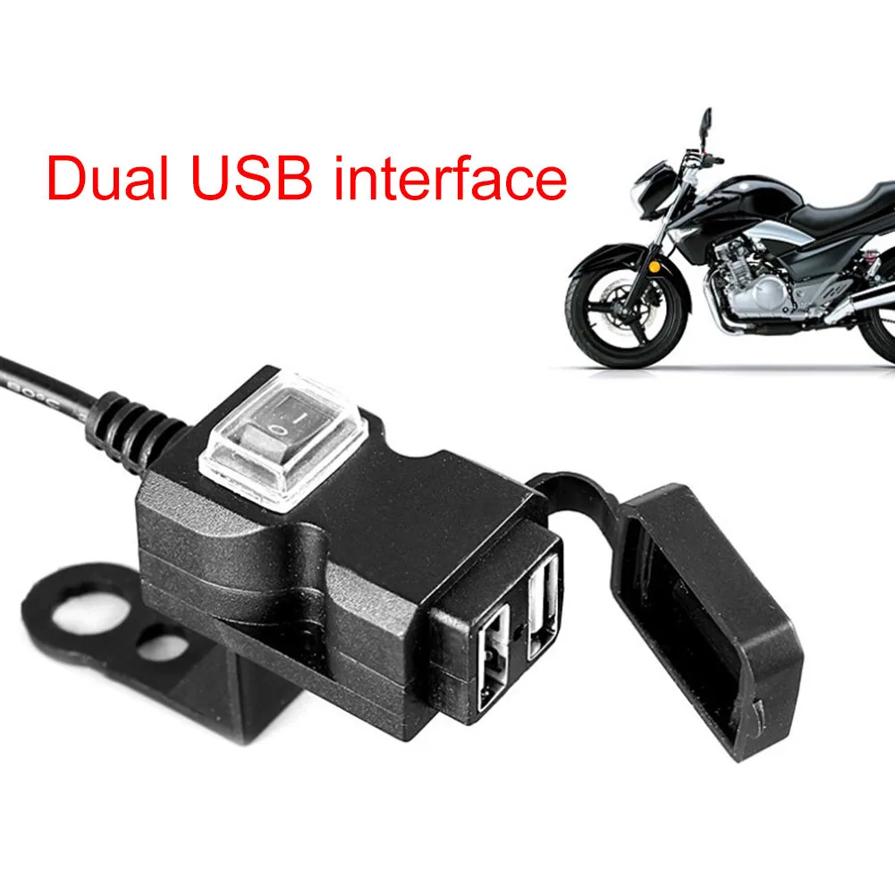 

Voltmeter Car Charger 12V-24V Accessory Black Charger Motorcycle Parts