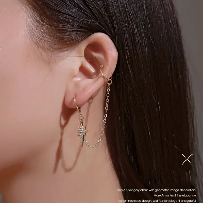 Модные золотистые и Серебристые серьги-подвески для женщин серьги-цепочки