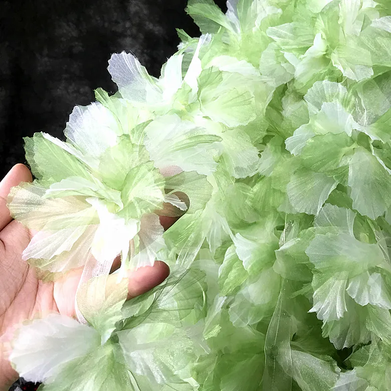 Чернильный Стиль Тай-дай 3D пряжа цветок Креативная одежда платье модные