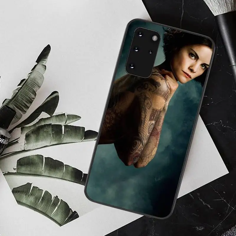 

NBDRUICAI Blindspot Jaimie Alexander Phone Case Cover for Samsung S20 plus Ultra S6 S7 edge S8 S9 plus S10 5G
