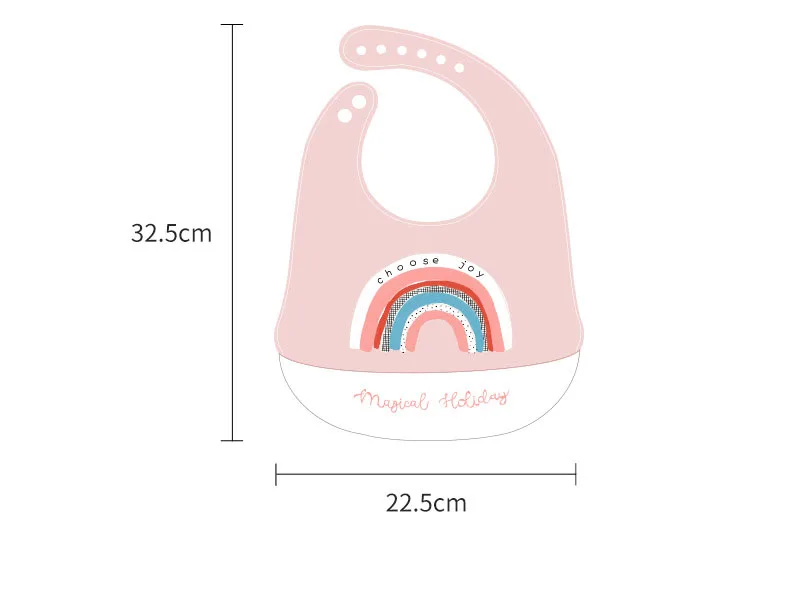 

Baby Bibs Waterproof Silicone Feeding Baby Saliva Towel Newborn Cartoon Aprons Baby Bibs Adjustable Burp Cloths Bandana