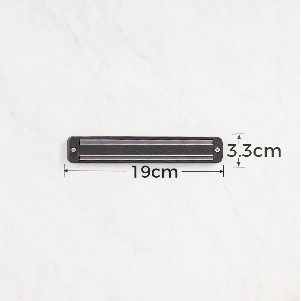 A 19cm magnet knife Магнитный держатель для ножей, настенный черный АБС-пластик, металлический нож из нержавеющей стали, магнитный держатель для ножей Кухня, инструменты - Цвет: A 19cm magnet knife