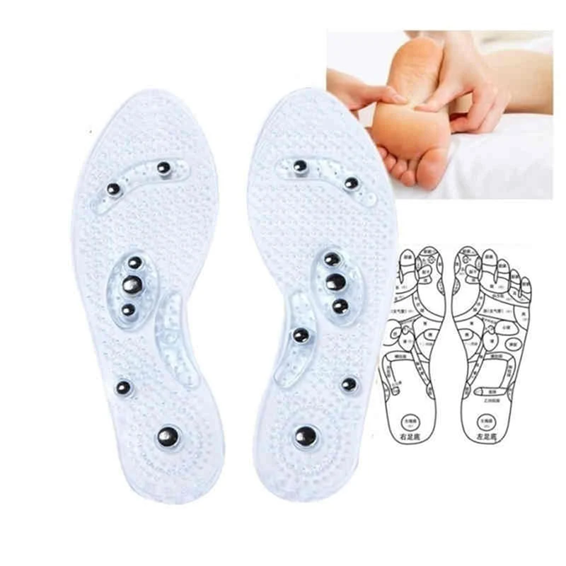 

1Pair Magnetotherapy Pad Shoes Silicone Sport Insole Support Massaging Anti-Slip Gel Honeycomb Soft Breathable Insoles Pad