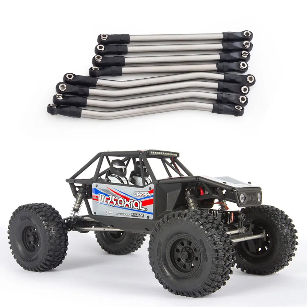 

1/10 RC Crawler Car Axial Capra 1.9 UTB AXI03004 Upgrade Parts Stainless Steel Links Suspension Linkage 8pcs