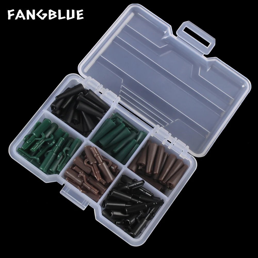 120 шт. набор аксессуаров для ловли карпа смешанный пластиковый зажим свинца