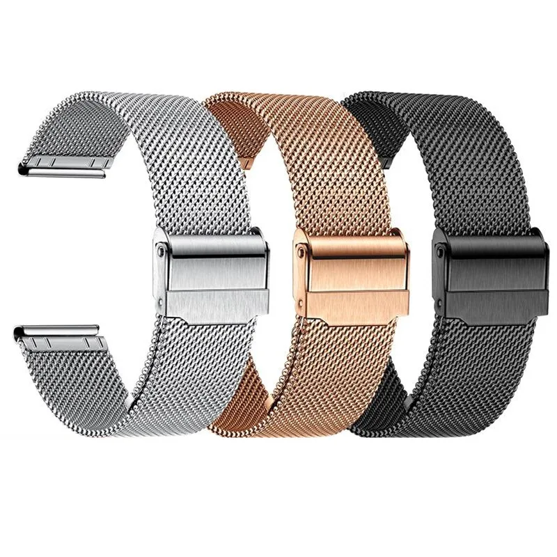 

New 20mm Metal Watch Band for Samsung Galaxy Watch 42mm Active2 40/44mm Watch Strap for Amazfit Bip s u GTS 2 2E huawei watch 2