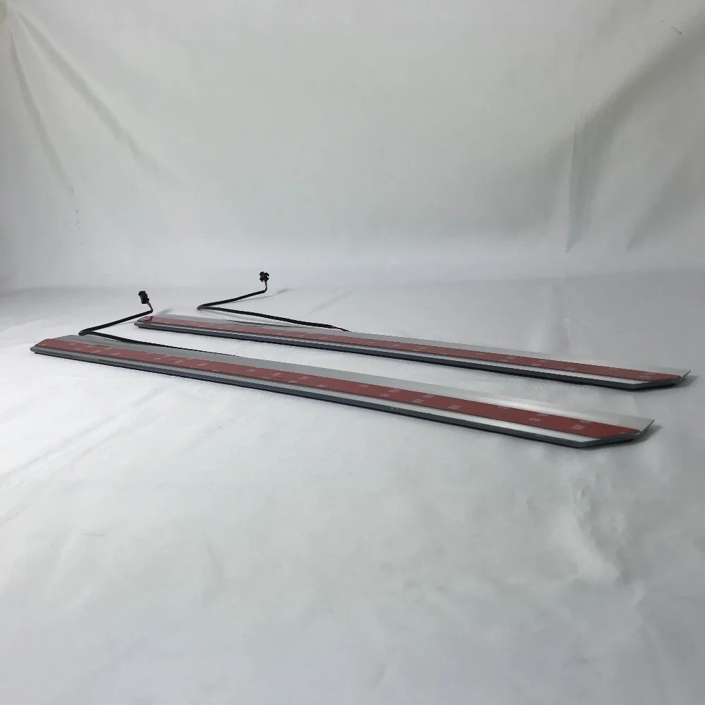 

Express delivery led door sill plate strip welcome light threshold guard protectors for ford fiesta st