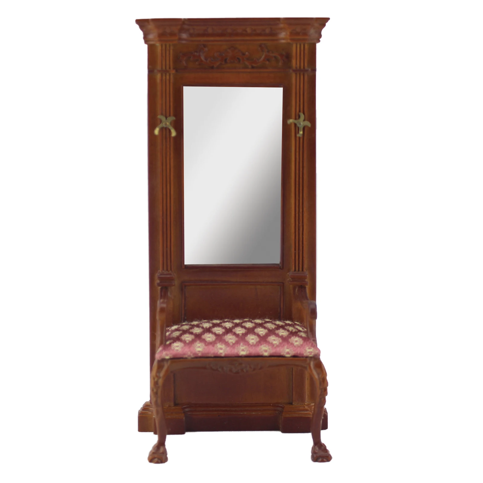 Миниатюрная деревянная мебель для кукольного домика масштаб 1/12 красивое сиденье