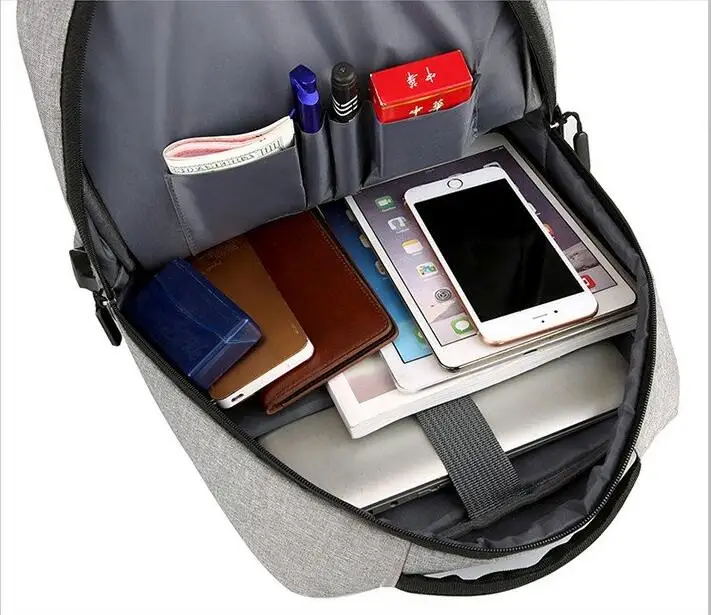 KMUYSL 2019 новый ноутбук рюкзак с usb портом школьная сумка защитой от краж Для мужчин