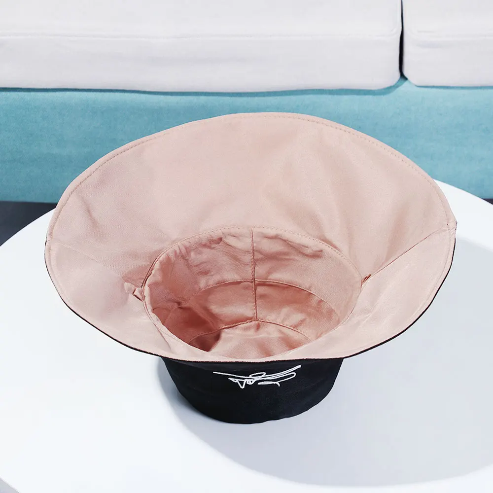 Панама с широкими полями для мужчин и женщин двусторонняя хлопковая складная