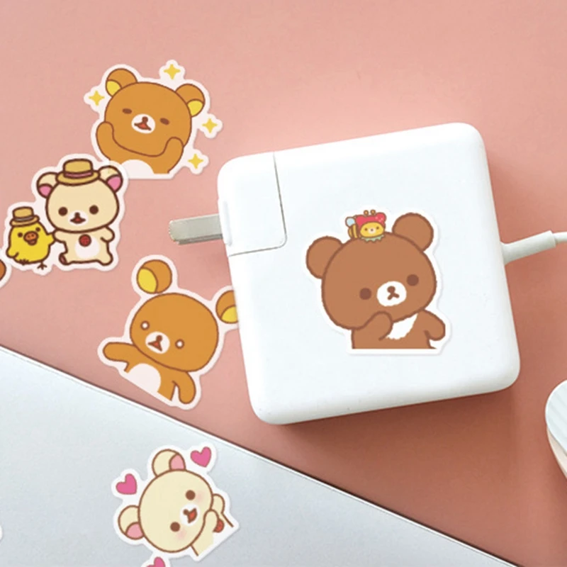 50 шт./упак. Милые мишки Скрапбукинг ПВХ наклейки Набор сделай сам канцелярские