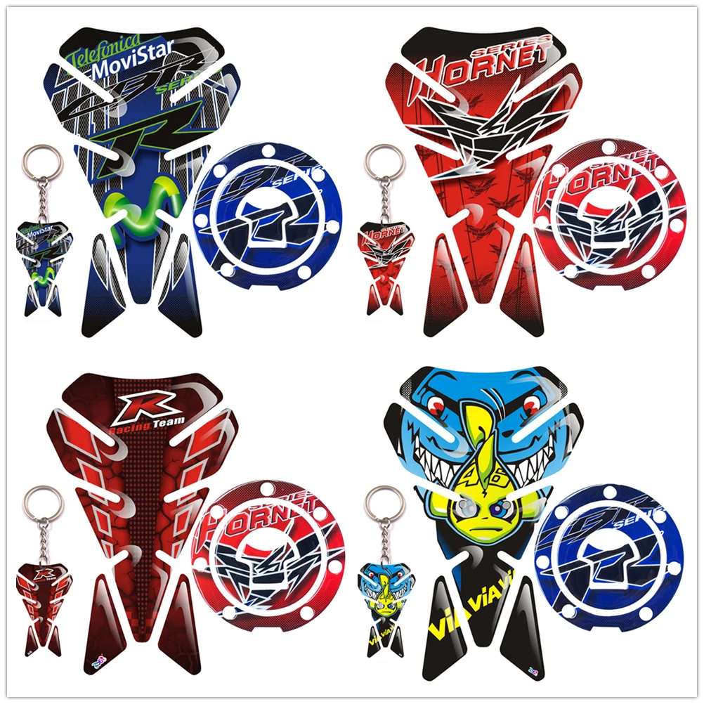 Мотоцикл топливного газа кепки протектор Обложка Pad стикеры наклейки для HONDA CBR RVF