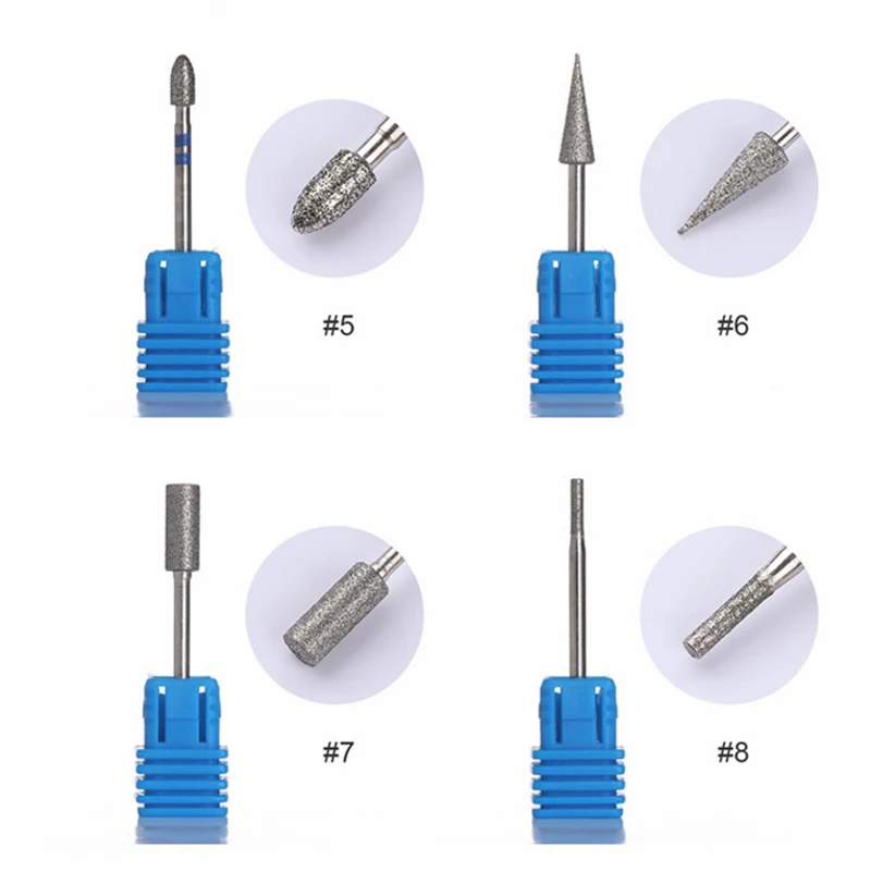 Fulljion 20 Types Metal Nail Drill Bit Machine Milling Cutter Rotary Electric For Gel Polish Manicure Art Accessories | Красота и