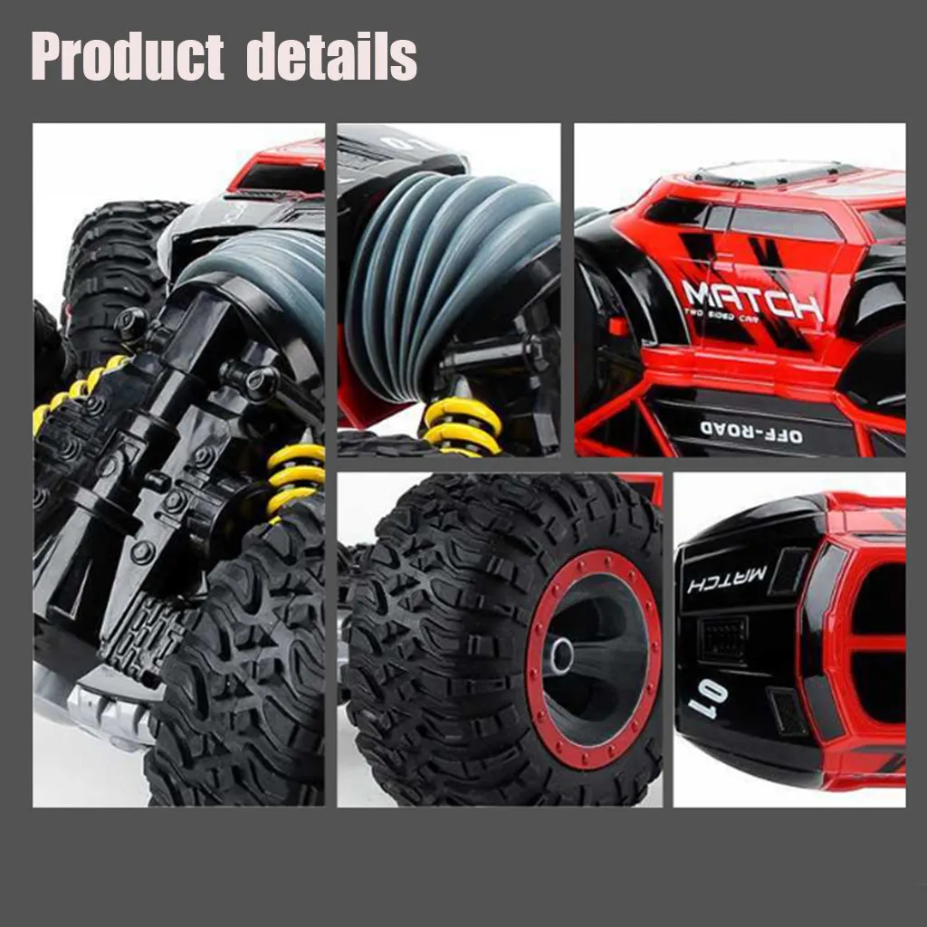 360 Degrees Rotating Double Sided RC Stunt Car-Sided Modeling Toy Remote Control Car Gifts for Kids L1219 | Игрушки и хобби