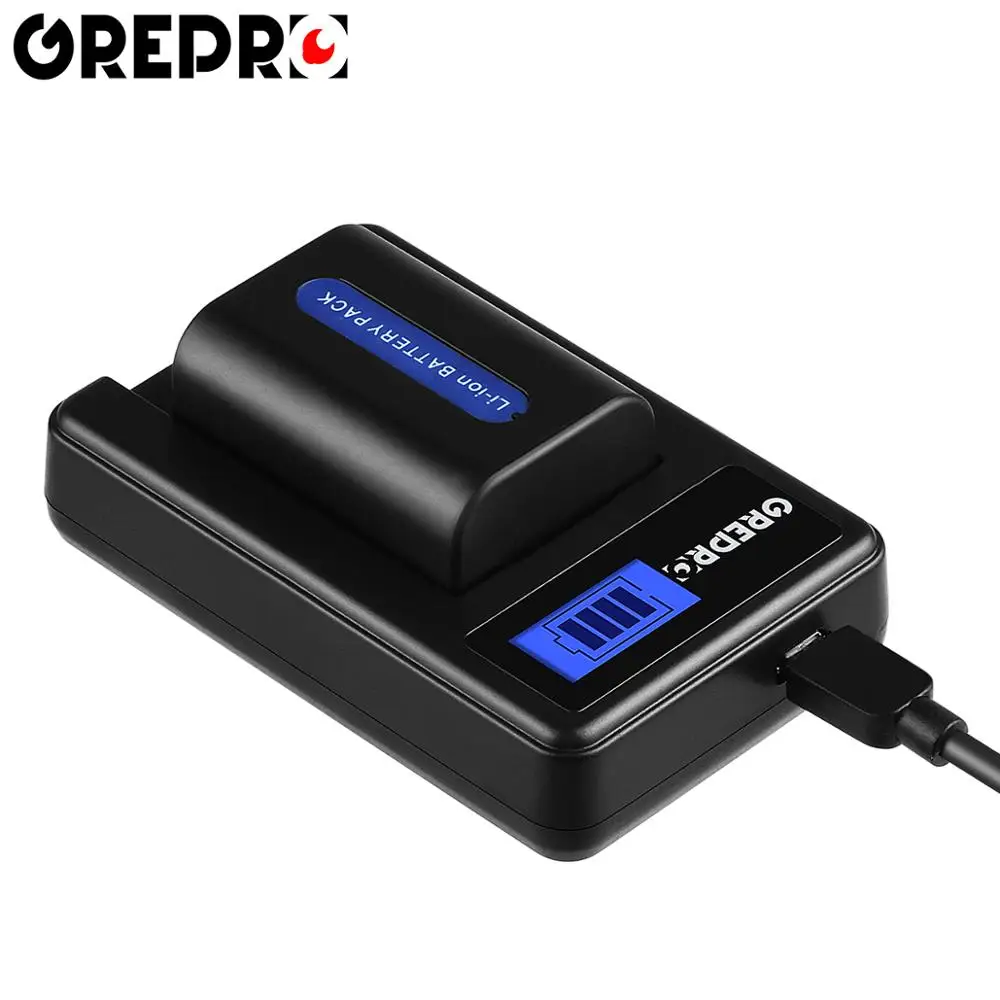 2 шт. NP-FH50 NP FH50 NPFH50 батарея + ЖК-зарядное устройство USB для Sony HX1 HX100 A230 A290 A330 A390 CX100E