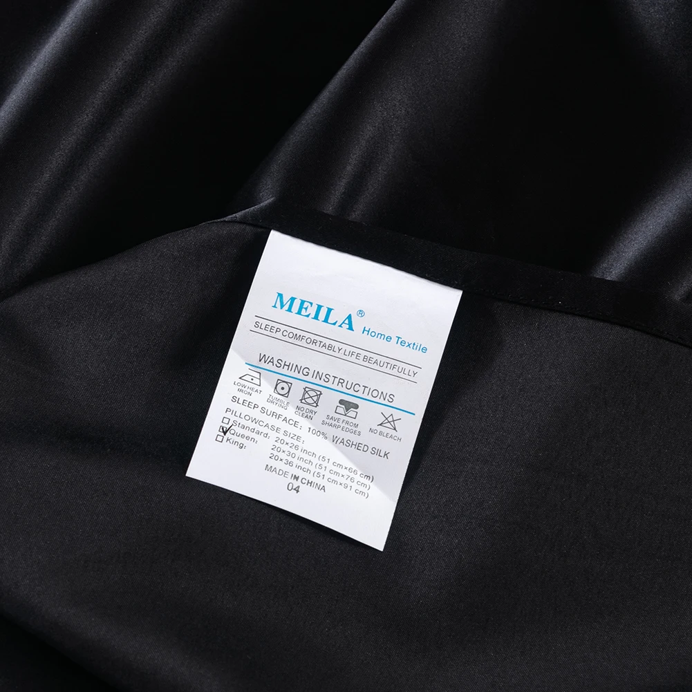 2 шт. шелковистая мягкая однотонная наволочка тутового цвета вареная шелковая