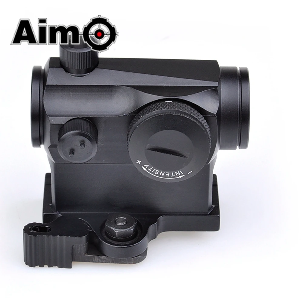 Тактический прицел Aim-O T1 красный/зеленый точечный прицел с креплением QD/низкое крепление/Вертикальное Крепление со смещением T-1 AO5031 охотничья оптика