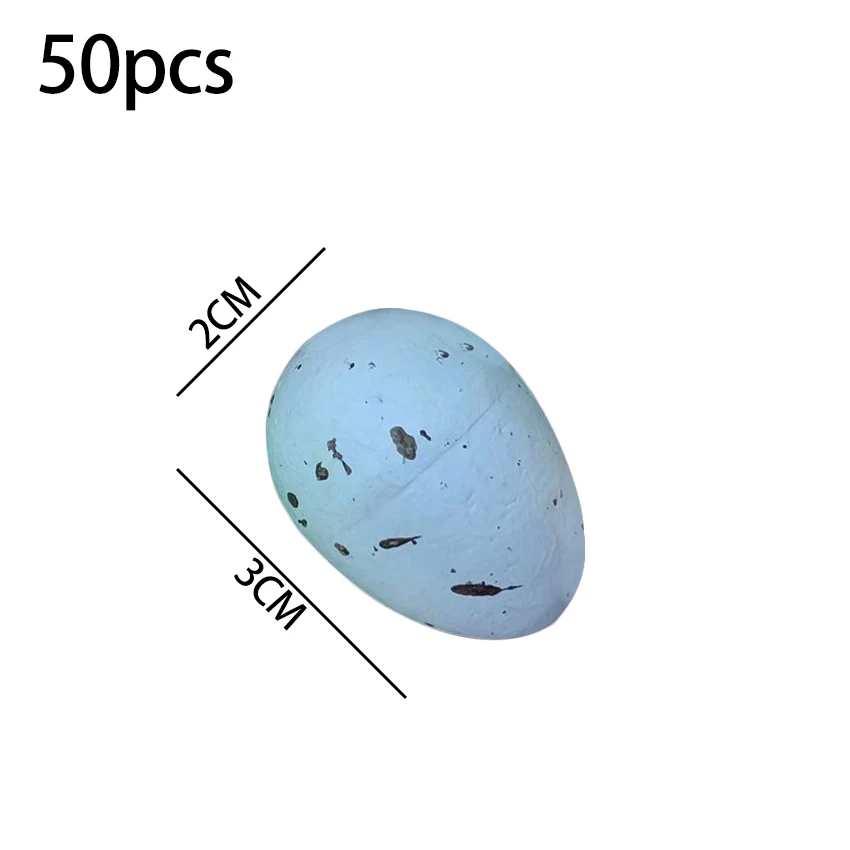 

50pcs DIY Easter Egg Pendant Toy Kindergarten Handmade Gift Holiday Home Hotel Decoration Children Plastic Party Toy Decoration