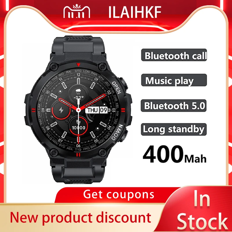 Смарт-часы Huawei General K22 мужские Спортивные кварцевые цифровые с будильником и