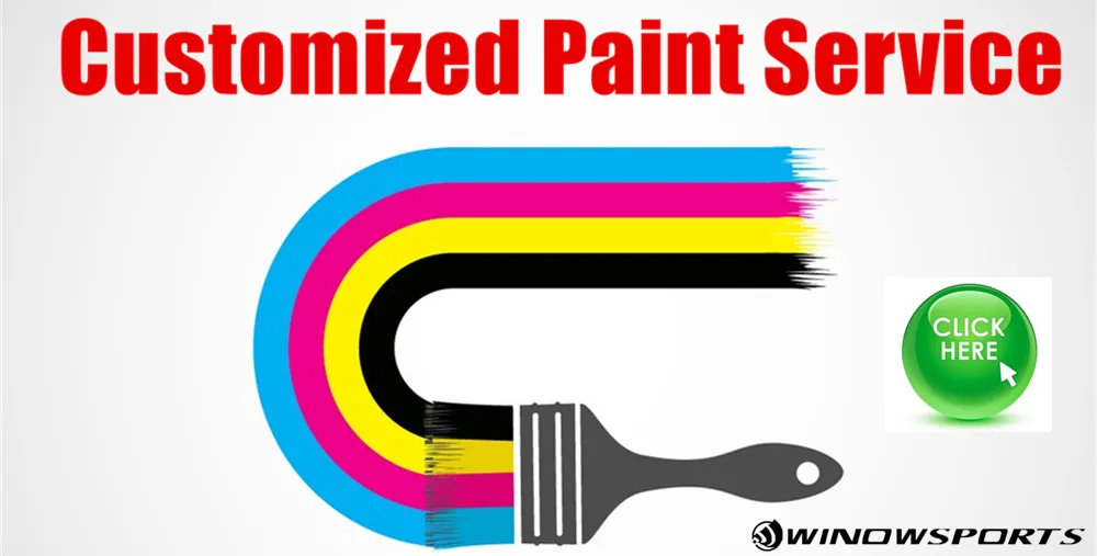 

2020 winowsports carbon frame professional custom paint DIY for carbon frame or wheels others carbon bike parts