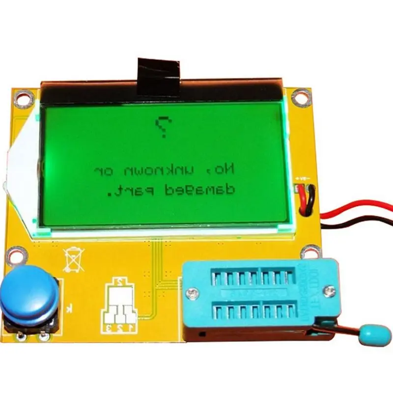 Тестер транзисторов Mega328 диодный конденсатор ESR LCR метр с Чехол MOS PNP | Инструменты