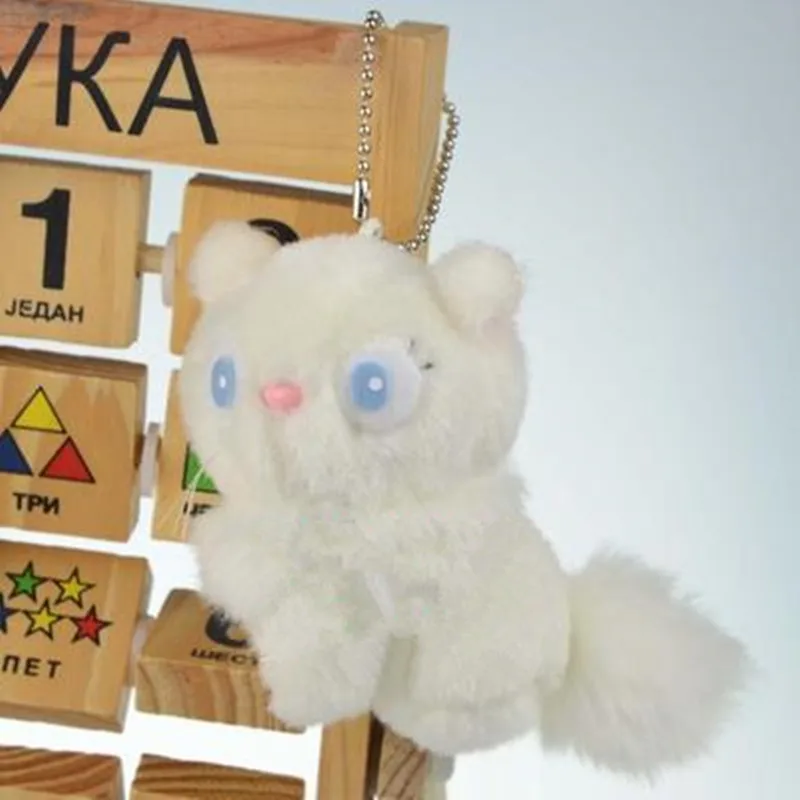 

Служба доставки Kiki, белая кошка-Лилия, плюшевая игрушка, милые мягкие игрушки-животные, Маленькая подвеска-брелок для девочек, детские игруш...