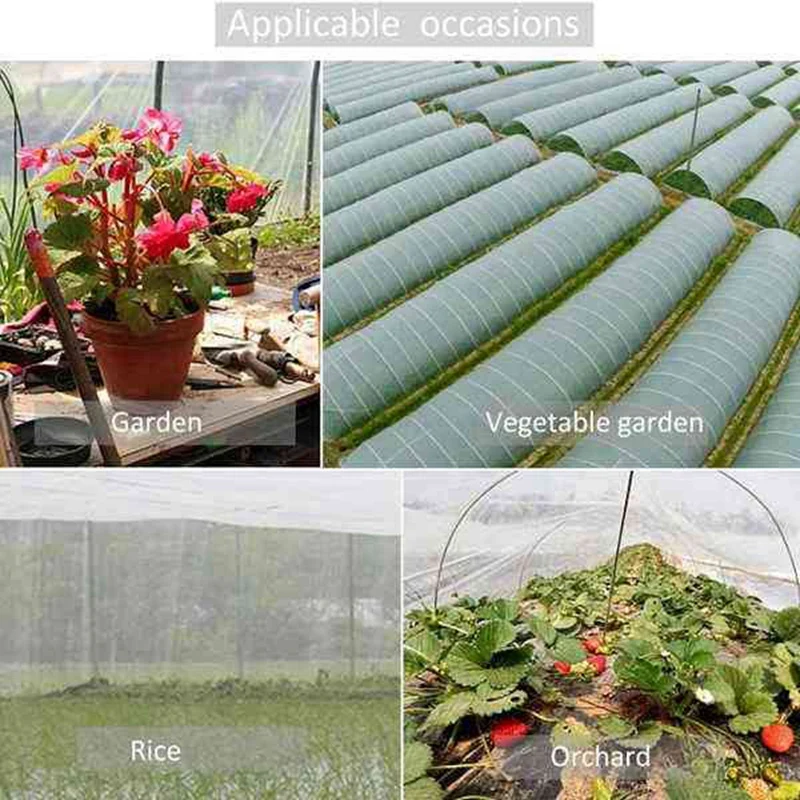 

2 Pcs Garden Vegetable Insect Net Cover Plant Flower Care Protection Network Bird Insect Pest Prevention Control Mesh
