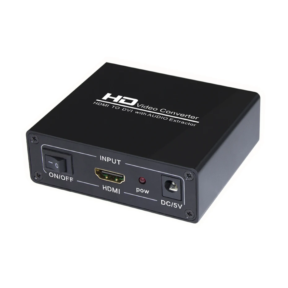 HDMI к DVI аудио конвертер HDMI к DVI+ Aux аудио выход для PS4 ноутбука ПК DVI монитор