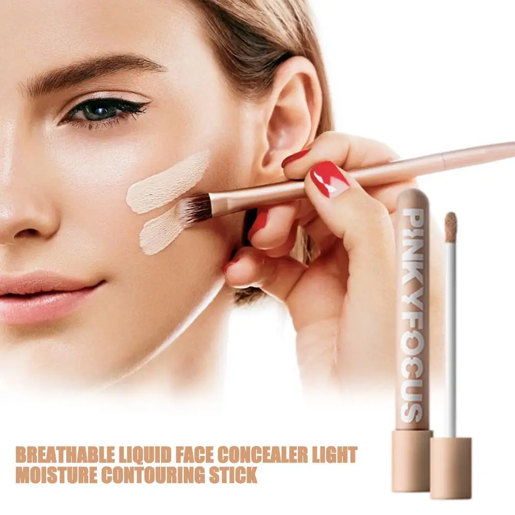 

New Breathable Liquid Face Concealer Light Moisture Contouring Stick High Quality Professional Makeup Popular Portable Concealer