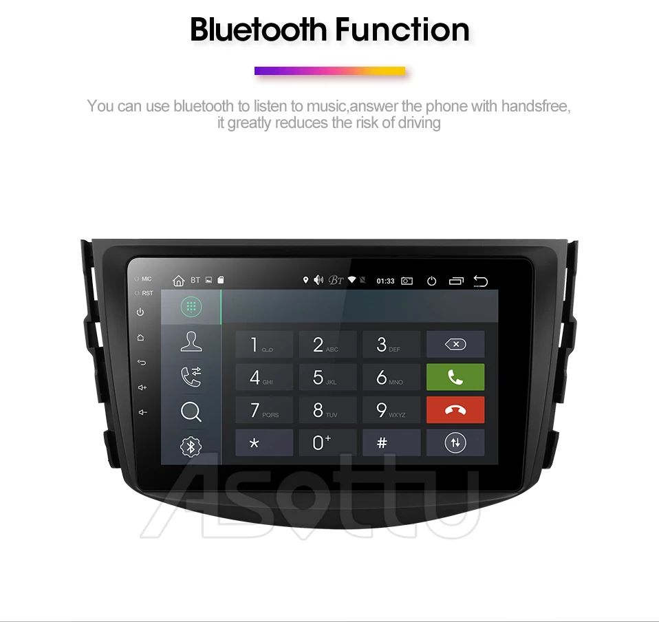 Asottu CRAV48060 Android 9,0 PX30 автомобильный DVD gps навигатор palyer автомобильный dvd-плеер для toyota rav4 2007 2008 2009 2010 2011