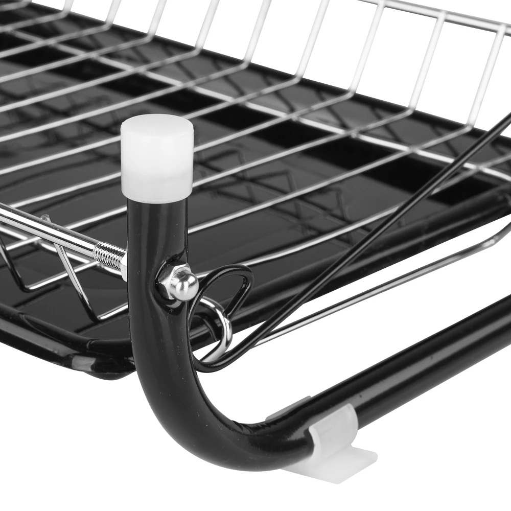 

Top Selling Kitchenware Dish Drainer Kitchen Organizer Rack With Water Tray for Bowls Dishes Chopsticks Spoons Collection Shelf