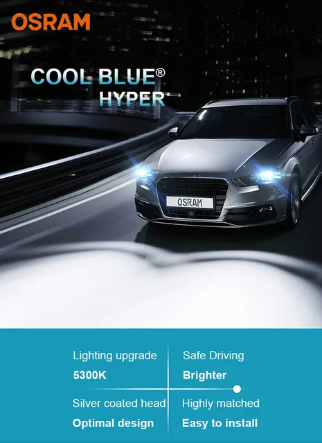 Osram Cool Blue Advance H7 Halogen Cool Blue White Xenon Look Auto  Headlight Car Light Bulbs 12v 55w 5000k 62210cba (2pcs) - Car Headlight  Bulbs(halogen) - AliExpress