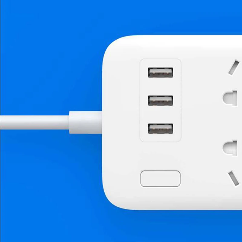 Лидер продаж оригинальная силовая лента Xiaomi Mijia базовая версия 6 розеток с 3 5 В 2 1 А