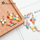 10 шт. 22 мм яркие эмалевые подвески в виде воздушного шара для ювелирных изделий ручной работы подвески сделай сам Серьги Подвески ожерелье браслет аксессуары