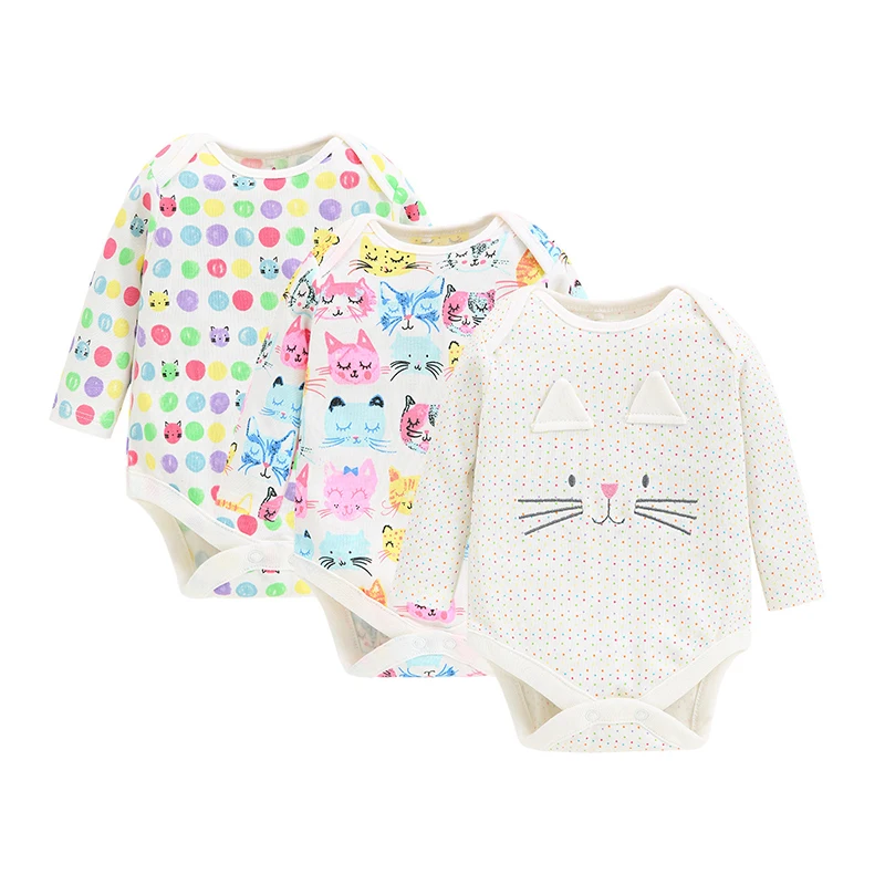 2020 одежда унисекс для новорожденных с длинными рукавами из 100% хлопка маленьких