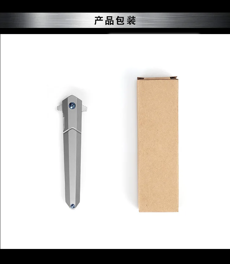 

M390 Blade Folding Mini Knife TC4 Titanium Hilt Collectibles Engraving Pocket Knives EDC Survival Tactical Camping Hand Tools