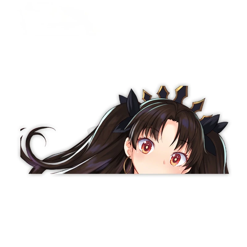 Fate Grand Order Ishtar большая голова аниме Peeker ПВХ Виниловая наклейка вайфу кавайная