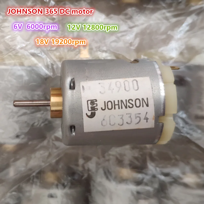 Новинка высокоскоростной двигатель постоянного тока 34900 JOHNSON 365 12 В 12800 об/мин 27*32