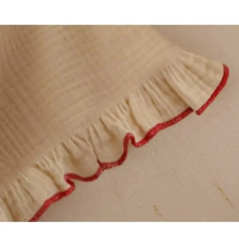 QWEEK Cotton Pajamas Women Girls Kawaii Loungewear Home Clothes Bear Embroidery Pijama Female Set Woman 2 Pieces Pyjamas Summer