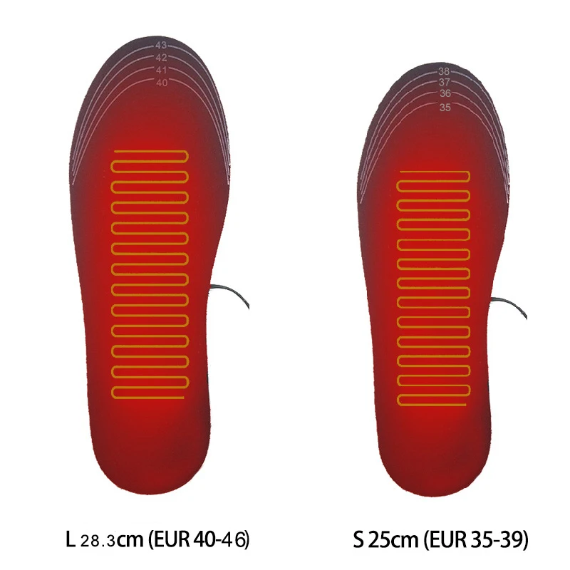 

Winter Warm USB Heated Shoe Insoles Electric Foot Warming Pad Feet Warmer Sock Pad Mat Winter Outdoor Sports Heating Insoles
