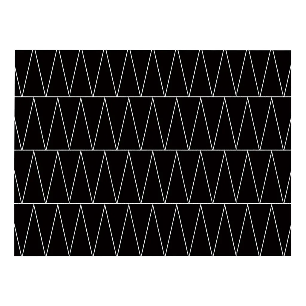 Кухонная подставка из хлопка и льна с геометрическим принтом 32x21 см|Коврики