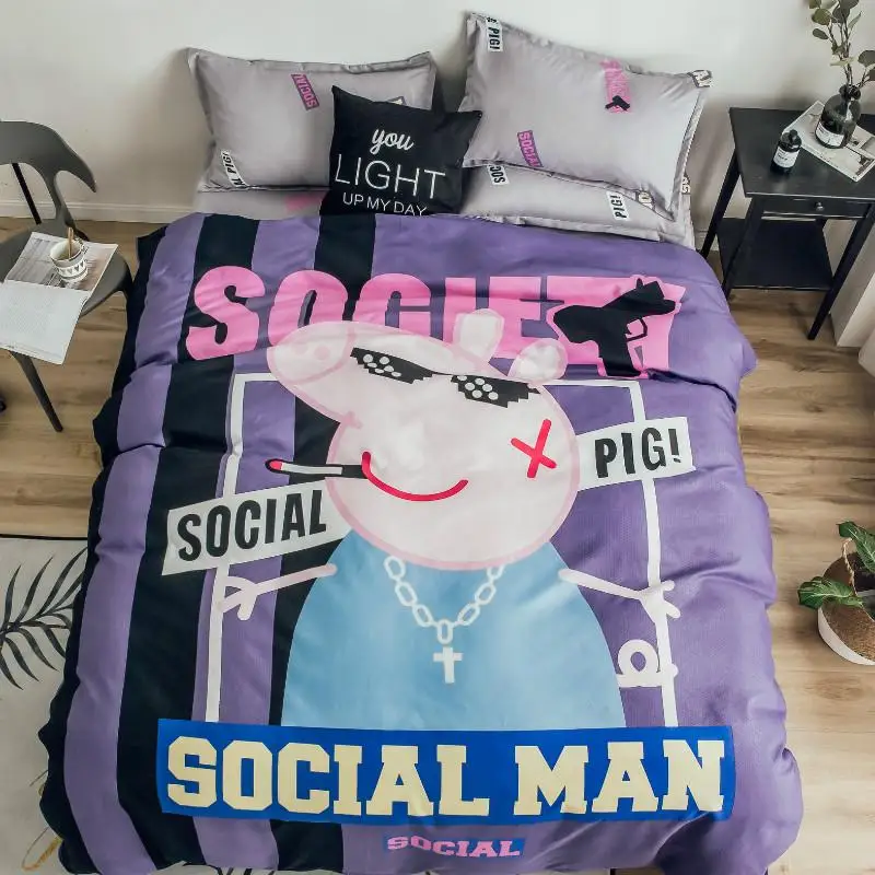 Комплект постельного белья для мальчиков и девочек комплект 50 3D из 4 предметов с