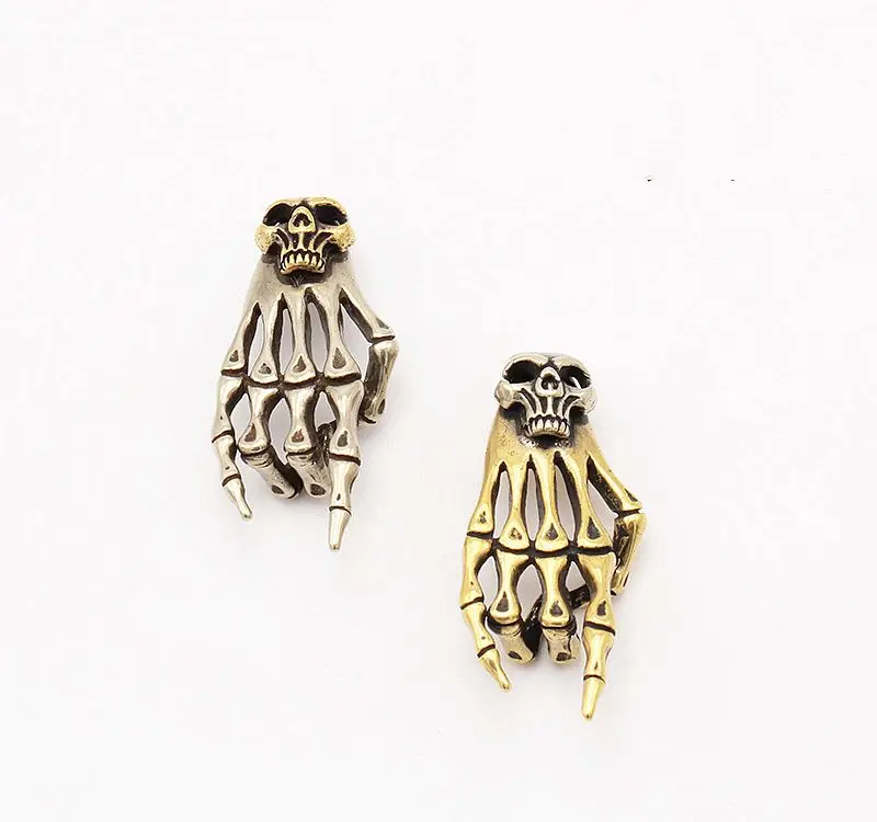 Подвеска в виде скелета черепа на руку подвеска для ожерелья сумка обуви Кожаное