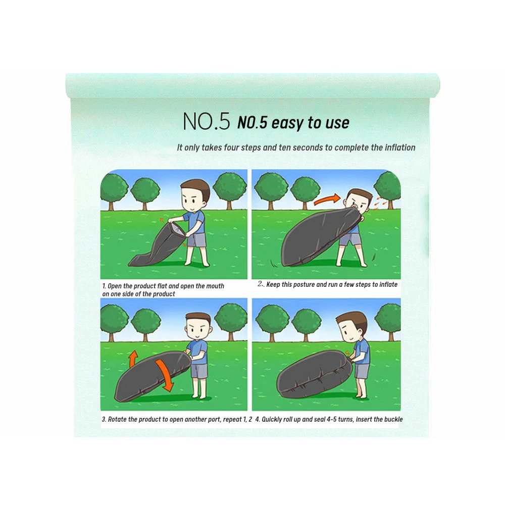 

Camping Inflatable Sofa Lazy Bag Outdoor Portable Foldable Inflatable Bed Pillow Type Inflatable Sleeping Bag Camping Supplies