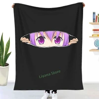 kawaii anime inside and out throw blanket 3d printed sofa bedroom decorative blanket children adult christmas gift