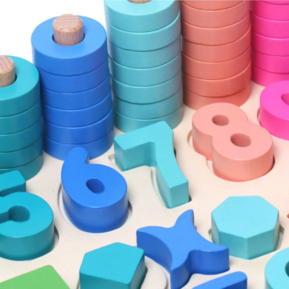 Дошкольного деревянные материалы montessori учиться считать соответствие цифрового